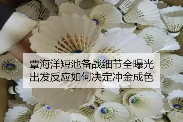 覃海洋短池备战细节全曝光 出发反应如何决定冲金成色
